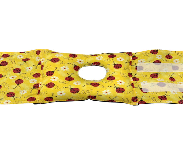 Ladybug G-Tube Tummy Time Pillow