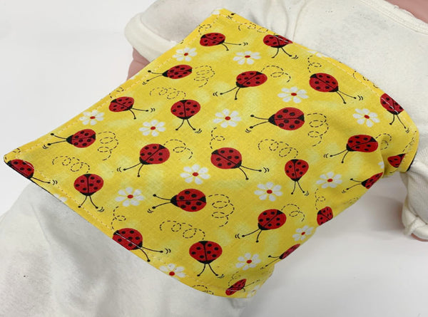 Ladybug G-Tube Tummy Time Pillow