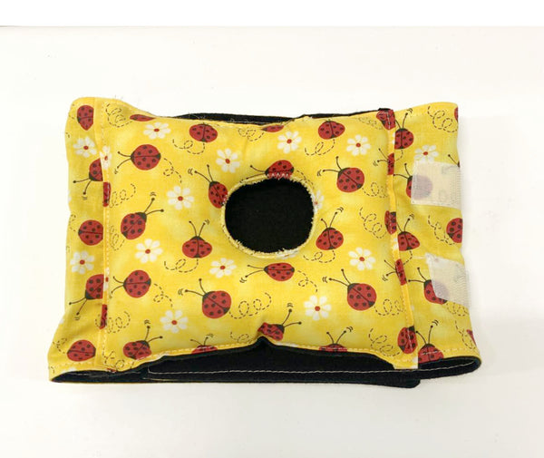 Ladybug G-Tube Tummy Time Pillow
