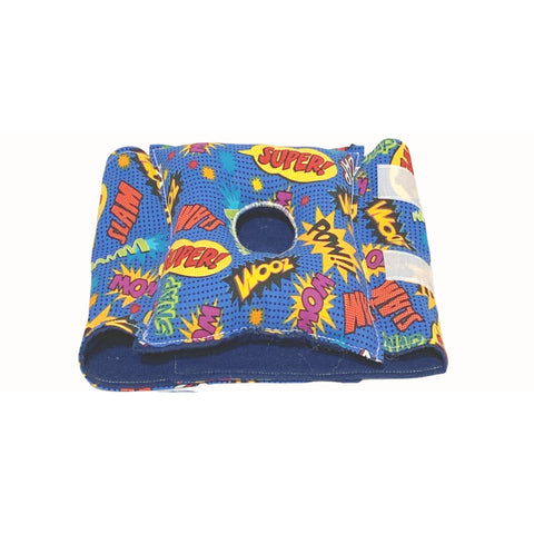 Superhero G-Tube Tummy Time Pillow
