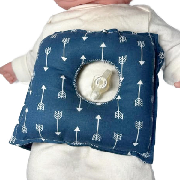 Arrow G-Tube Tummy Time Pillow