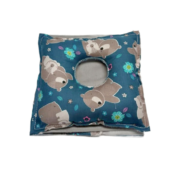 Bear G-Tube Tummy Time Pillow