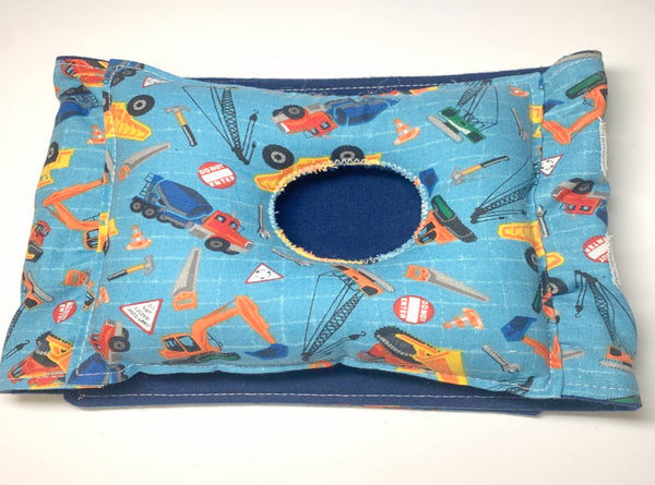 Construction Vehicle G-Tube Tummy Time Pillow