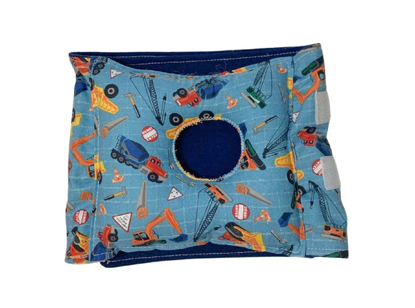 Construction Vehicle G-Tube Tummy Time Pillow