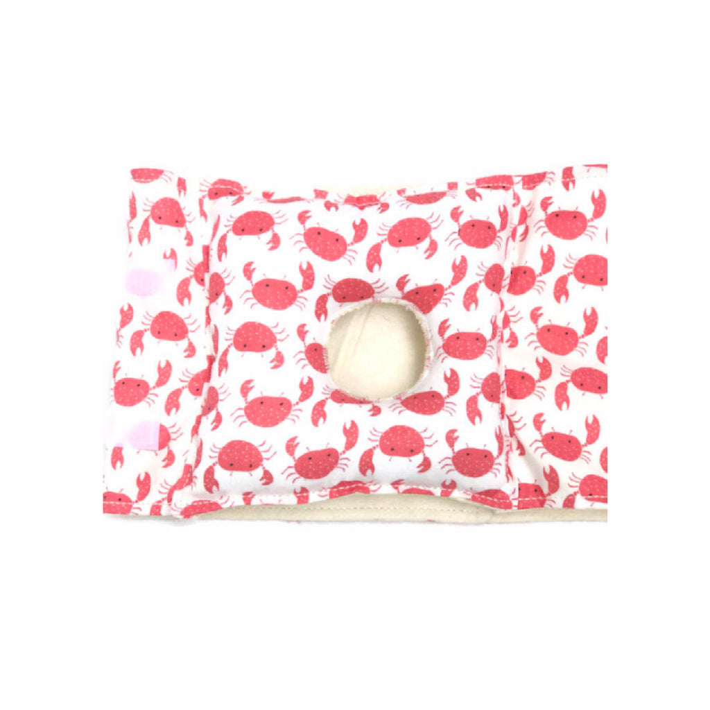 Crab G-Tube Tummy Time Pillow