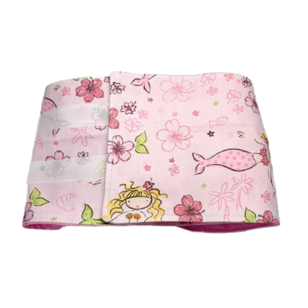 Pink Mermaid G-Tube Tummy Time Pillow