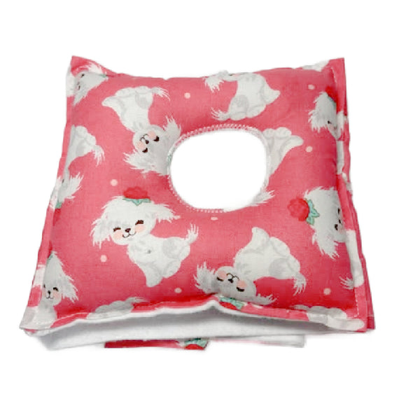 Puppy Dog G-Tube Tummy Time Pillow