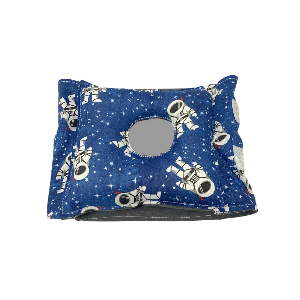 Outer Space Astronaut G-Tube Tummy Time Pillow