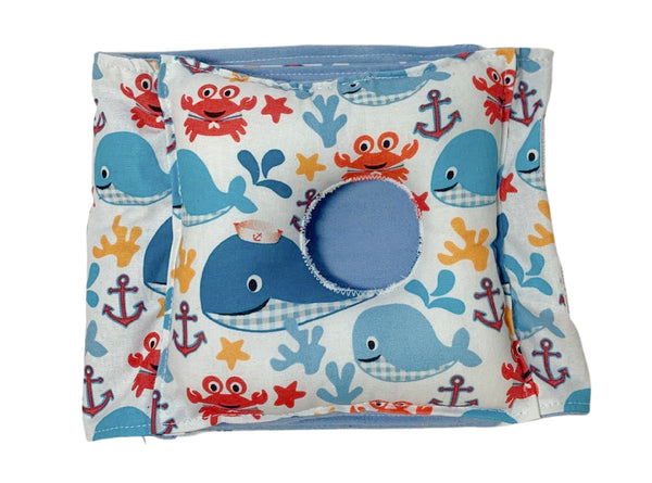 Whale Ocean G-Tube Tummy Time Pillow