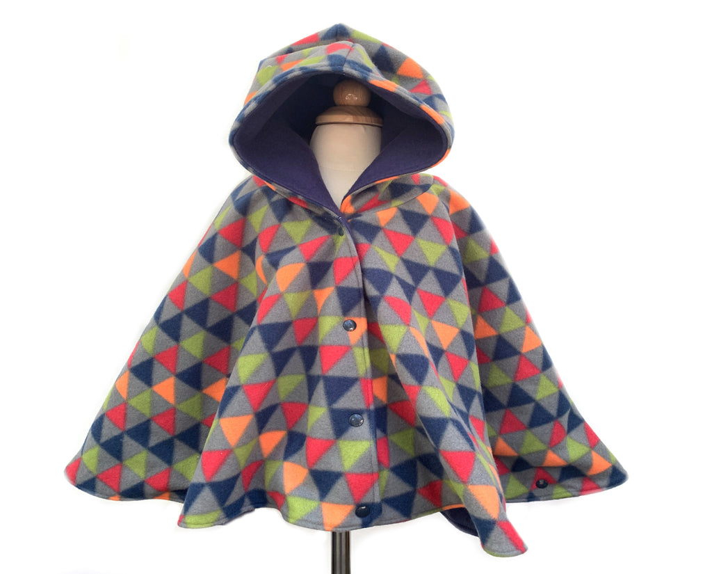 Geometric Car Seat Poncho