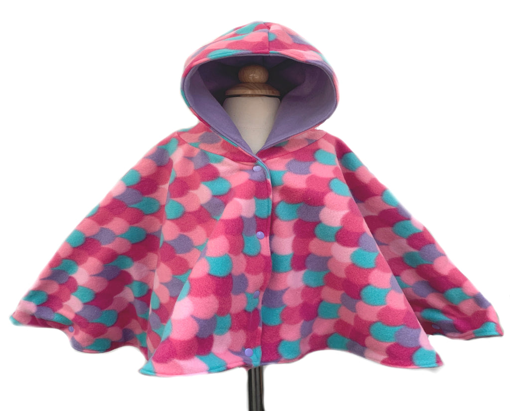 Mermaid Scales Car Seat Poncho - Lil' Bayou Boutique