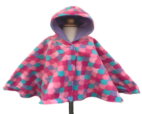 Mermaid Scales Car Seat Poncho - Lil' Bayou Boutique