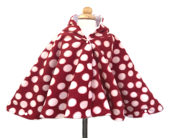 Hooded Fleece Winter Poncho - Lil Bayou Boutique