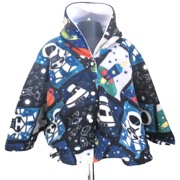 Hooded Fleece Poncho - Lil Bayou Boutique