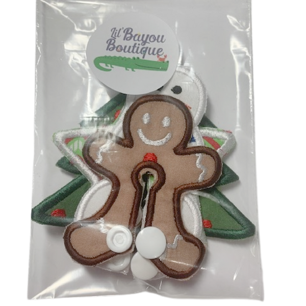 Holiday shape g-tube pads