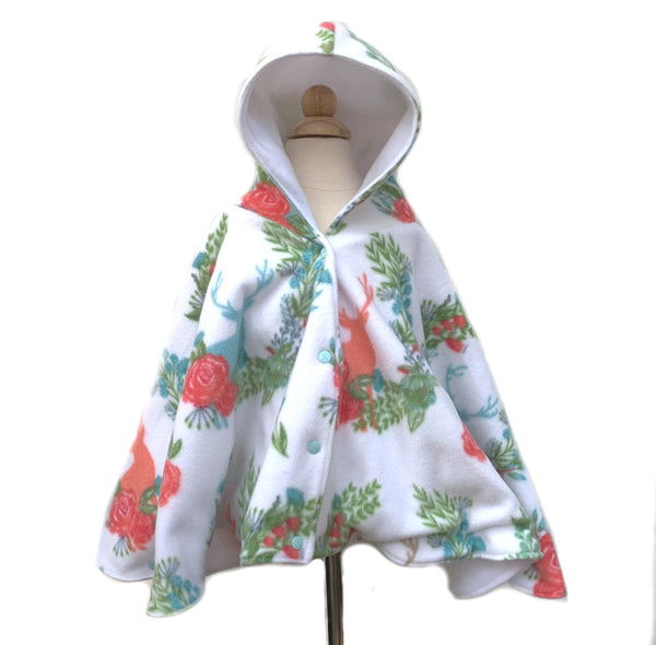 Floral Car Seat Poncho - Lil Bayou Boutique