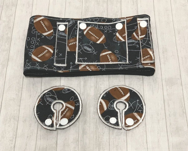Football G-Tube Belt - Lil' Bayou Boutique