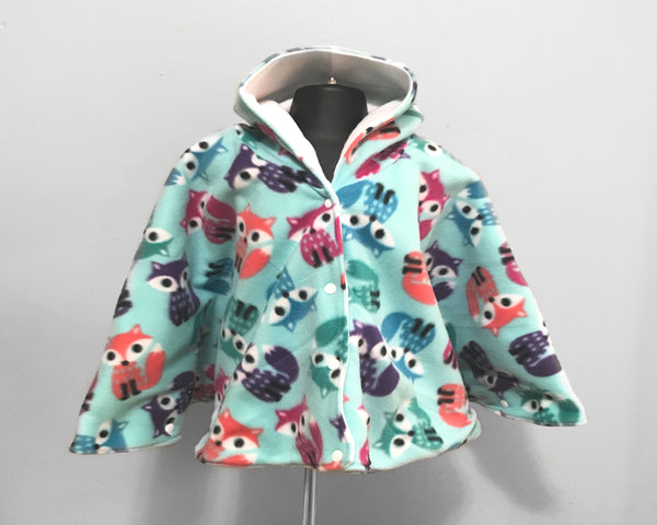 fox car seat poncho - Lil' Bayou Boutique