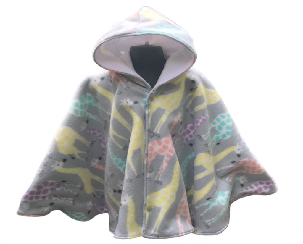 Giraffe Car Seat Poncho - Lil' Bayou Boutique