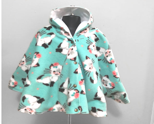 Kitten Car Seat Poncho - Lil' Bayou Boutique