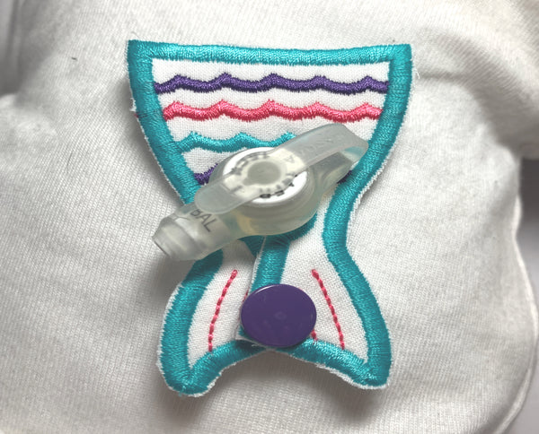 Mermaid Tail G-Tube pad