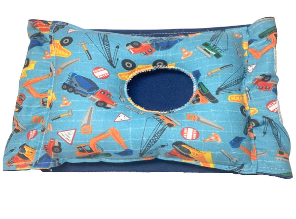 Construction Vehicle G-Tube Tummy Time Pillow