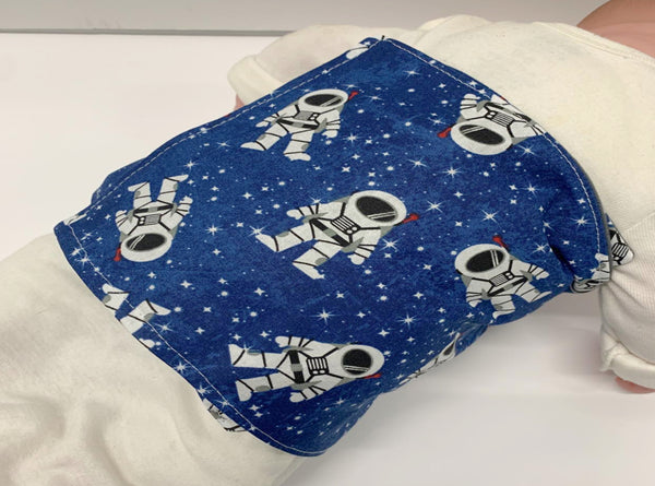 Outer Space Astronaut G-Tube Tummy Time Pillow