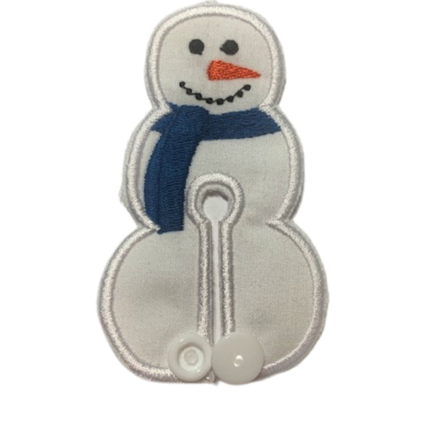 Snowman shaped g-tube pad