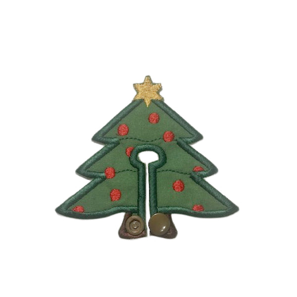 Christmas tree shaped g tube pad