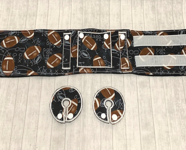 Football tubie belt - Lil' Bayou Boutique