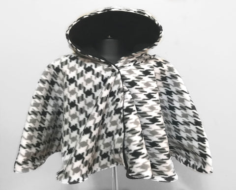 Houndstooth Car Seat Poncho - Lil' Bayou Boutique