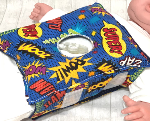 Superhero G-Tube Tummy Time Pillow - Lil' Bayou Boutique